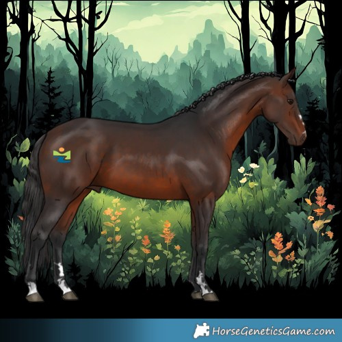 Horse Color:Brown 