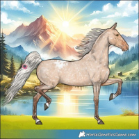 Horse Color:Silver Bay Roan Dun Appaloosa Rabicano 