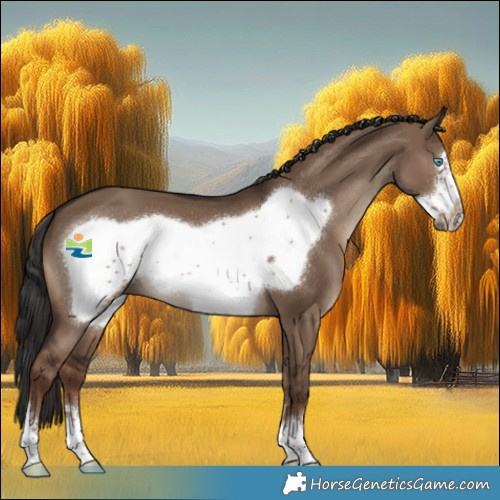 Horse Color:Liver Red Dun Frame 