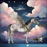Horse Color:Smoky Grullo Tobiano Brindle  and Bay Roan Dun Splash Tobiano Frame Rabicano Brindle 