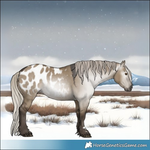 Horse Color:Gray Silver Smoky Grullo Appaloosa 