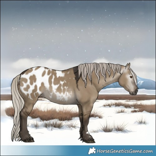 Horse Color:Gray Silver Smoky Grullo Appaloosa 