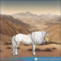 Horse Color:Silver Sable Cream Champagne Tobiano Blanket 