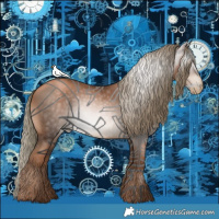 Horse Color:Gray Liver Chestnut Pearl Mushroom