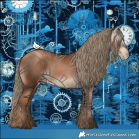 Horse Color:Gray Liver Chestnut Pearl Mushroom