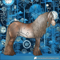 Horse Color:Gray Liver Chestnut Pearl Mushroom