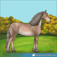 Horse Color:Liver Chestnut Pearl Mushroom 