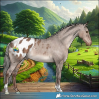Horse Color:Liver Red Dun Mushroom Appaloosa Brindle