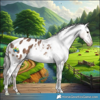 Horse Color:Liver Red Dun Mushroom Appaloosa Brindle 