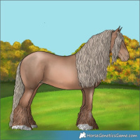 Horse Color:Liver Chestnut Pearl Mushroom 