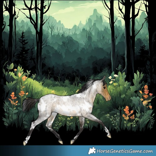 Horse Color:White Spotted Buckskin Roan Appaloosa 