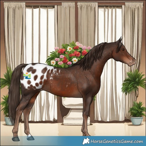 Horse Color:Liver Chestnut Blanket Rabicano 
