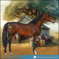 Horse Color:Brown 