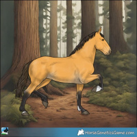Horse Color:Buckskin 