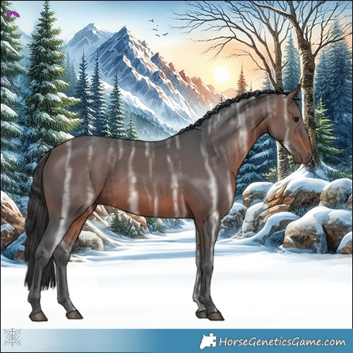 Horse Color:Brown Ice 