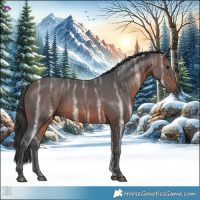 Horse Color:Brown Ice 