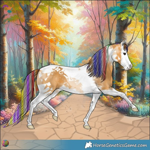 Horse Color:Painted Buckskin Splash Tobiano 