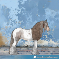 Horse Color:Liver Chestnut Tobiano 