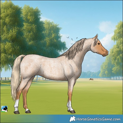 Horse Color:Red Roan Tobiano 