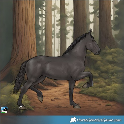 Horse Color:Smoky Black 