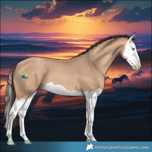 Horse Color:Amber Champagne Splash 
