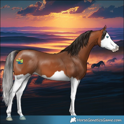 Horse Color:Bay Splash 
