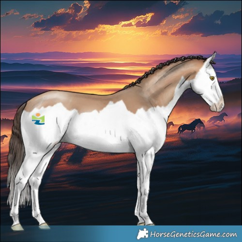 Horse Color:Amber Champagne Splash 