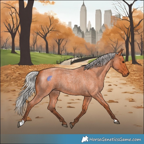 Horse Color:Silver Bay Roan