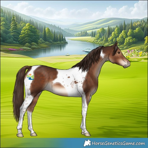 Horse Color:Liver Chestnut Tobiano 