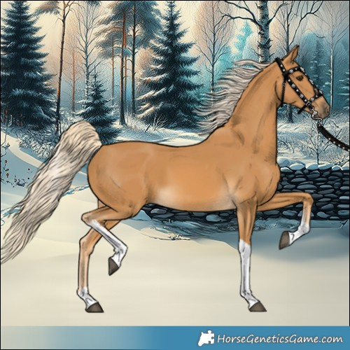 Horse Color:Palomino Tobiano 