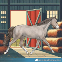 Horse Color:Classic Champagne Appaloosa