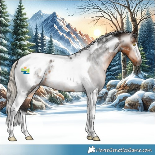 Horse Color:Gray Silver Buckskin Tobiano Appaloosa 