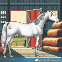 Horse Color:Gray Silver Black Splash Tobiano Appaloosa