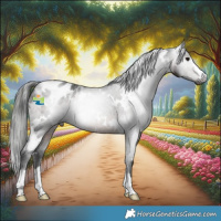 Horse Color:Gray White Spotted Brown Appaloosa 