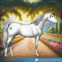 Horse Color:Gray White Spotted Brown Appaloosa 