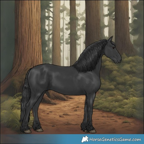 Horse Color:Black 