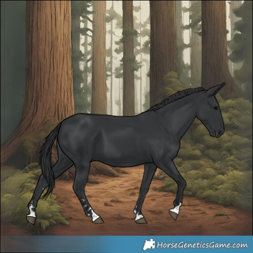 Horse Color:Black 