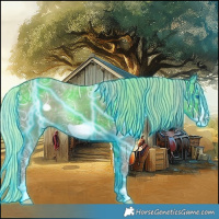 Horse Color:Thunderstruck Silver Grullo Ice Frame 