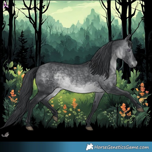 Horse Color:Brown Chinchilla 
