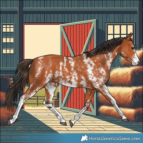 Horse Color:Bay Sabino 