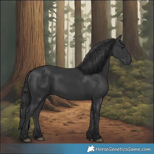 Horse Color:Black 