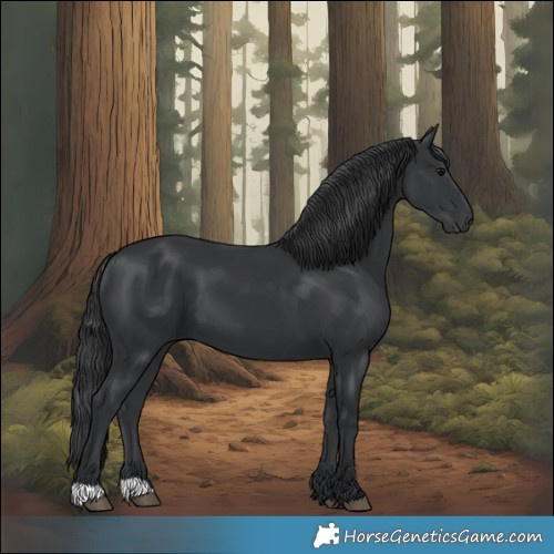 Horse Color:Black 