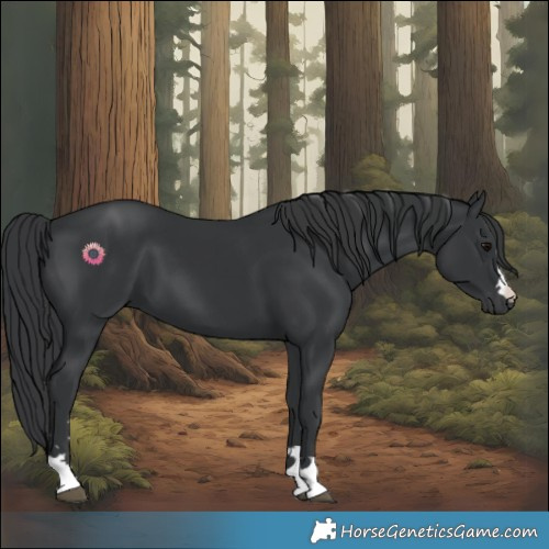Horse Color:Black 