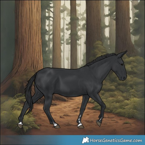 Horse Color:Black 