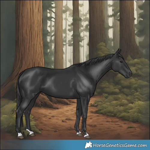 Horse Color:Black 