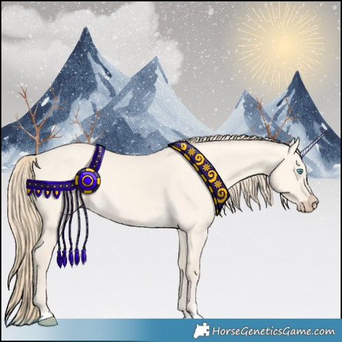 Horse Color:Perlino Dun 