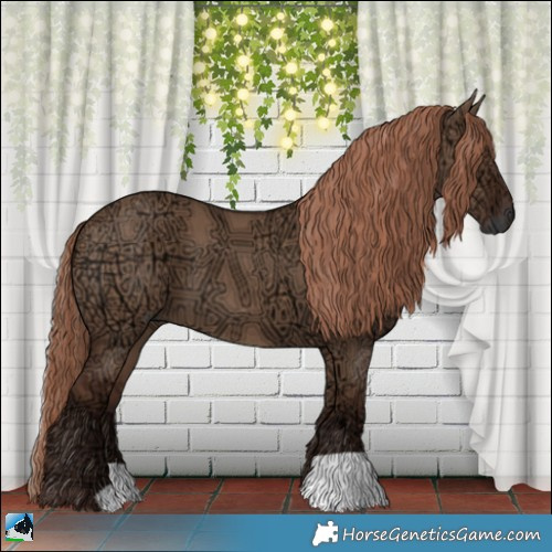 Horse Color:Liver Red Dun Ice 