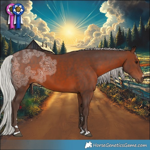 Horse Color:Silver Brown Ice 
