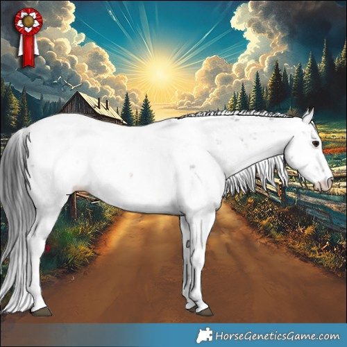 Horse Color:Brown Dun Sabino Appaloosa Rabicano Brindle 