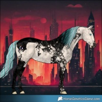 Horse Color:Void Painted Cremello Tobiano 